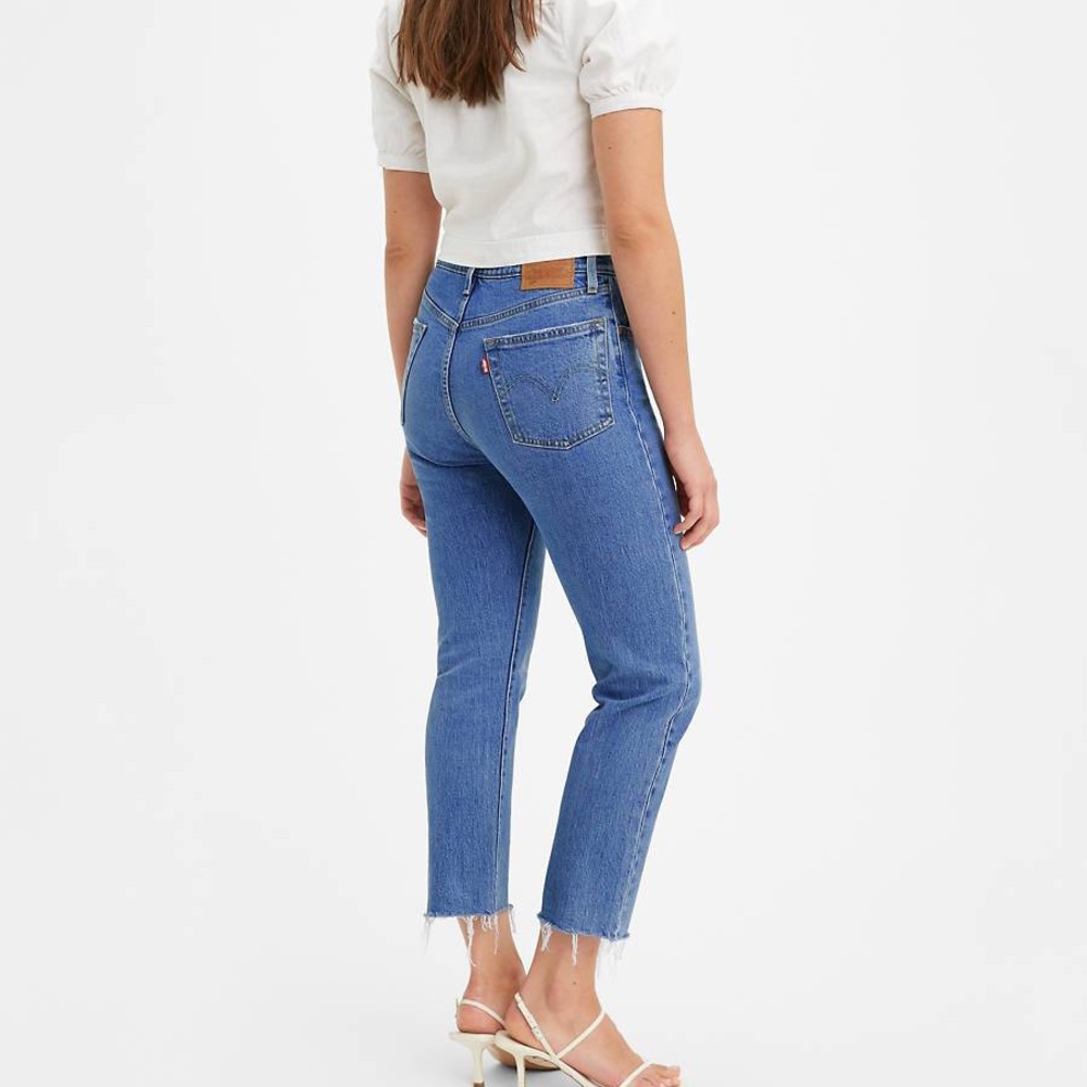 LEVI’S 501® original cropped raw hem